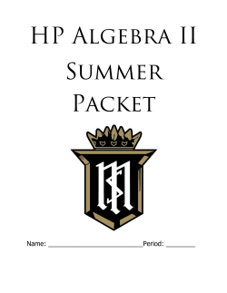 Section 2 - Servite High School