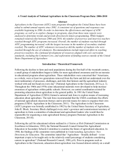 Poster and Graphics - National Agriculture in the Classroom