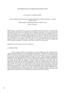 The Adriatic Sea wave response to severe Bura wind