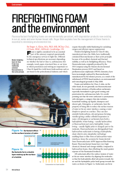 Firefighting Foam and the Environment