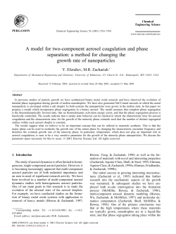 A model for two-component aerosol coagulation and phase