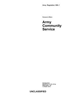 Army Community Service