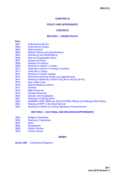 Chapter 38 - Policy and Appearance