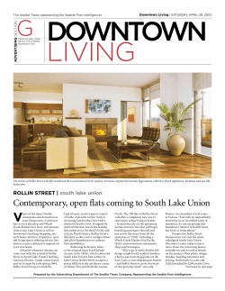 Contemporary, open flats coming to South Lake Union