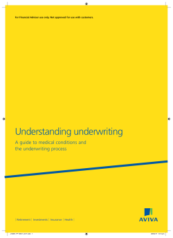 Understanding underwriting