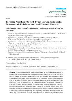 Revisiting “Southern” Sprawl: Urban Growth, Socio