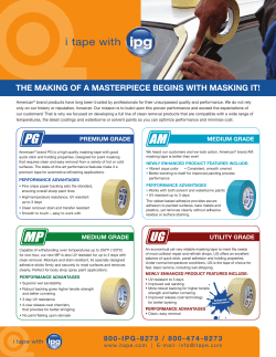 new wave of color masking tapes