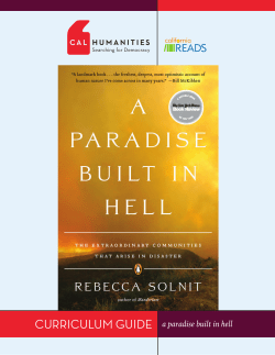 A Paradise Built in Hell