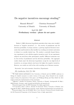 Do negative incentives encourage stealing?! - EDGE