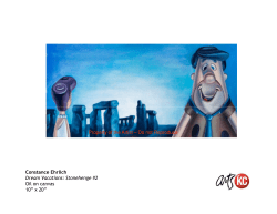 Constance Ehrlich Dream Vacations: Stonehenge #2 Oil on canvas