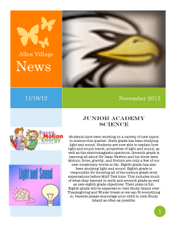 November News - Allen Village School