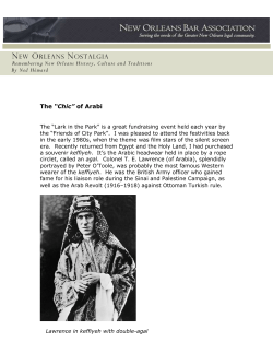 The Chic of Arabi - New Orleans Bar Association
