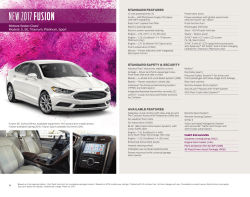 new 2017 fusion