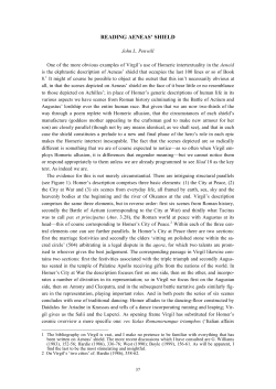 Penwill, John, `Reading Aeneas` Shield`