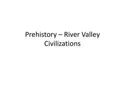 Prehistory, the Neolithic Revolution, and