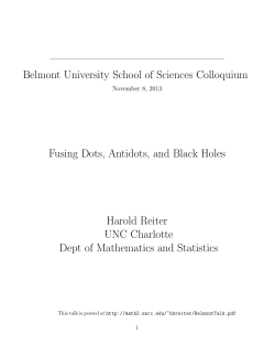Fusing Dots, Antidots, and Black Holes