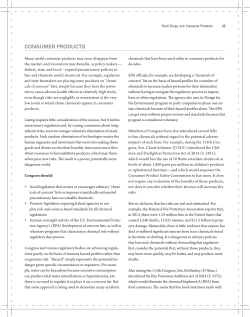 Consumer Products - Competitive Enterprise Institute