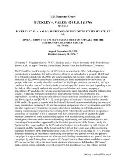 Buckley v. Valeo