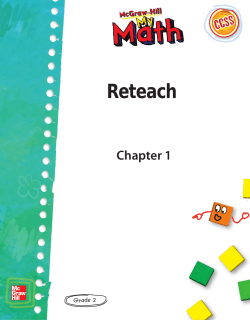 2nd Grade Reteach CH 1