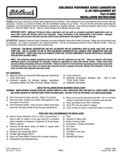 edelbrock performer series carburetor q-jet