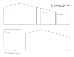 GFF Gingerbread House Pattern