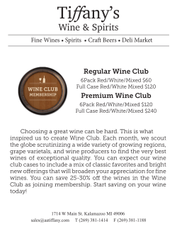 Tiffany`s Wine and Spirits