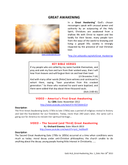 great awakening