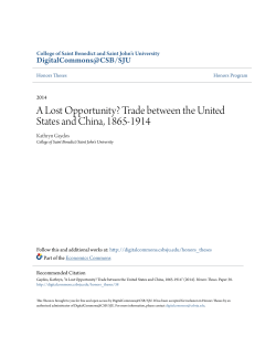 Trade between the United States and China, 1865-1914