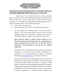 chandigarh administration excise and taxation department