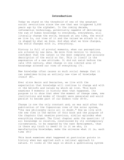 Introduction the day the univ changed