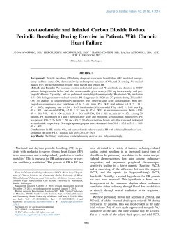 Acetazolamide and Inhaled Carbon Dioxide Reduce Periodic