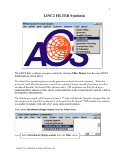 Lowpass 7 th Oder in Microstrip.