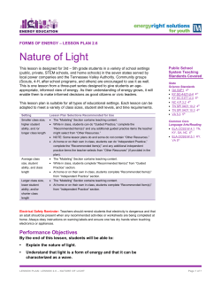 Nature of Light