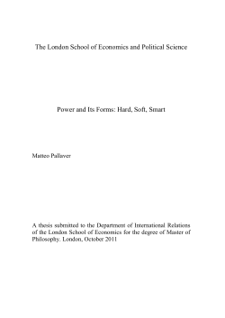 Power and its forms: hard, soft, smart
