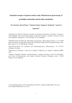Ionization energies of aqueous nucleic acids: Photoelectron