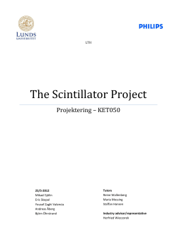 The Scintillator Project