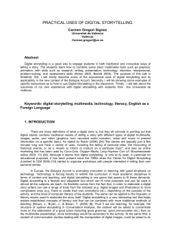 practical uses of digital storytelling