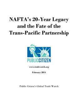 Nafta at 20 - Public Citizen