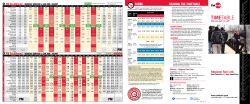 Timetable - Effective April 10, 2017