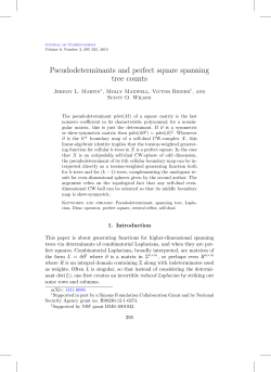 Pseudodeterminants and perfect square spanning tree counts