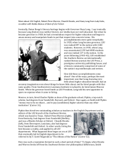 More about LSU English, Robert Penn Warren, Cleanth Brooks, and