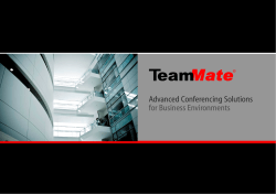 TeamMate Conference - Insight Visual Systems