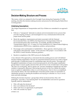 Decision-Making Structure and Process