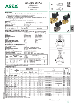 solenoid valves - www.asconumatics.eu