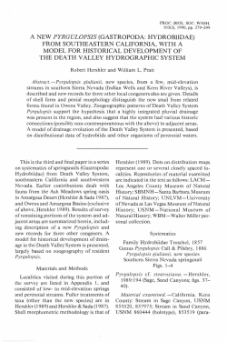 a new pyrgulopsis (gastropoda: hydrobiidae) from southeastern