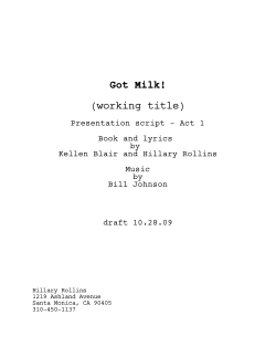 got milk act 1 presentation 12.04.09.fdr Title Page