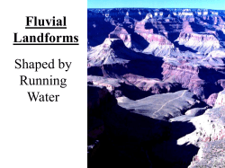 Landforms Made by Running Water