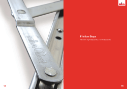 Friction Stays - Mila Hardware