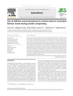 ScienceDirect - Journal of Environmental Sciences