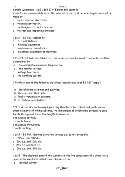 Paper 4 - DJT Electrical Training